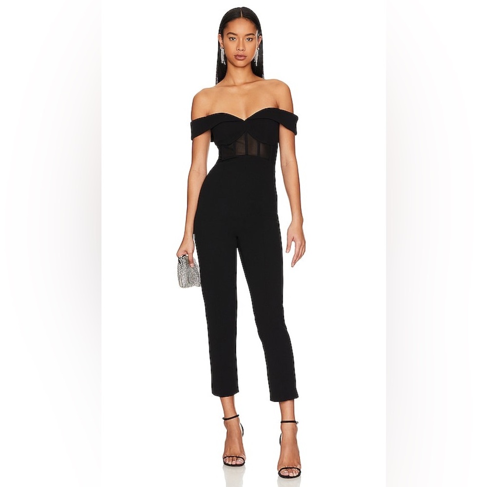MISHA Classic Jumpsuit Pants Suit in Black  XS READ DESCRIPTION